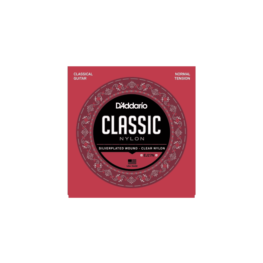 D’Addario EJ27N Student Nylon Classical Guitar Strings, Normal Tension