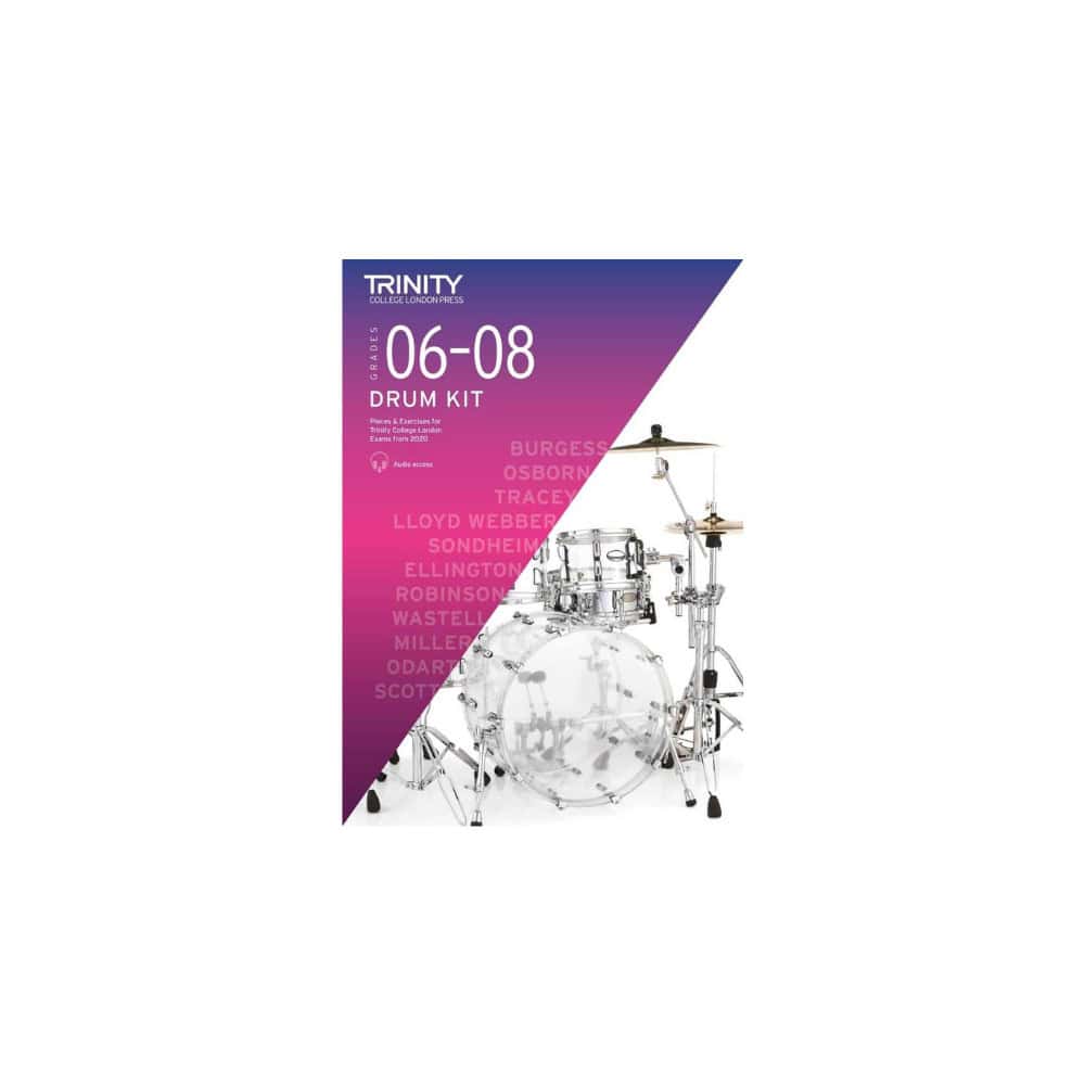 Trinity Drum Kit from 2020 Grade 6 – Grade 8